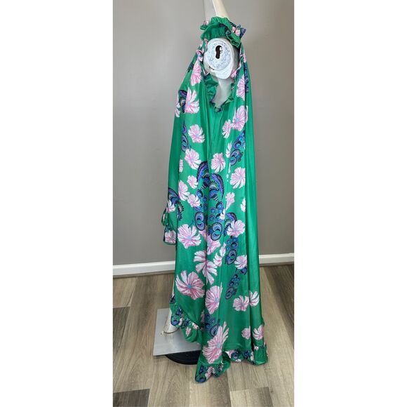 Cynthia Rowley Floral Silk Hi-Lo Dress Size XS $695 - Picture 6 of 10